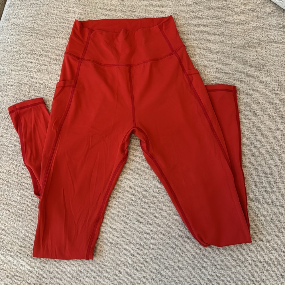 NWOT - Alphalete alphalux leggings - red small